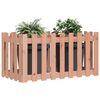 vidaXL Fioriera Rialzata Giardino Recinzione 100x50x70cm Legno Douglas
