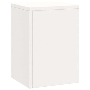 vidaXL Supporto per piante 3 pcs Bianco Acciaio