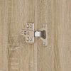 vidaXL Mobile per scarpe con porta Rovere Sonoma 80 x 39 x 178 cm