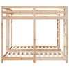 vidaXL Struttura letto a castello triplo Marrone 160 x 200 cm