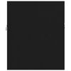 vidaXL Mobile Sottolavabo Nero 80x38,5x46 cm in Legno Multistrato