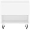 vidaXL Tavolino da Salotto Bianco 50x46x50 cm in Legno Multistrato