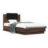 vidaXL Giroletto Testiera Rovere Marrone 75x190 cm Legno Multistrato