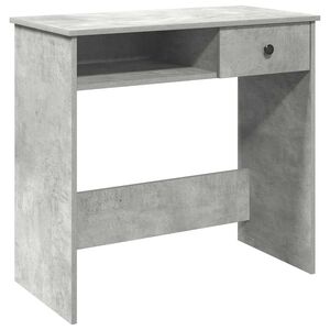 vidaXL Scrivania Grigio Cemento 80x40x75 cm in Legno Multistrato