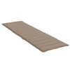 vidaXL Cuscino per Lettino Tortora 200x50x3 cm in Tessuto Oxford