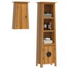 vidaXL Set Mobili da Bagno 2 pz in Legno Massello di Pino