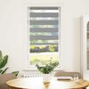Tenda a rullo oscurante zebra 40x100cm grigia