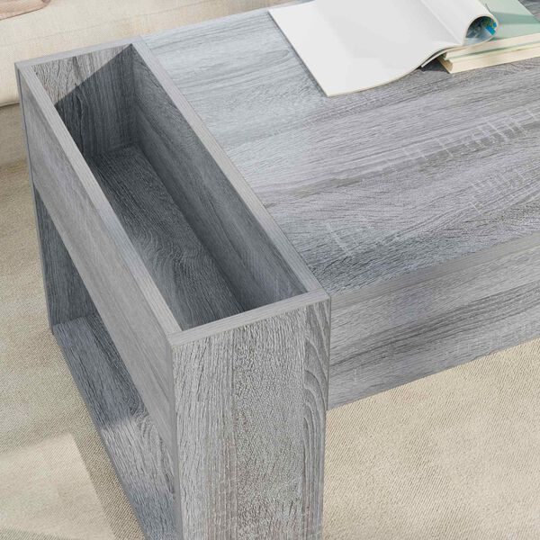 vidaXL Tavolino da salotto Grigio Sonoma 110 x 50 x 41 cm