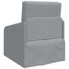 vidaXL Divano letto Grigio chiaro 65 x 80 x 83 cm Tessuto