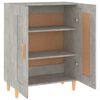 vidaXL Credenza Grigio Cemento 69,5x34x90 cm in Legno Multistrato