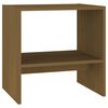 vidaXL Comodino Ambra 40x30,5x40 cm in Legno Massello di Pino