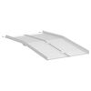 vidaXL Rampa per sedia a rotelle 270 kg Argento 270 kg Alluminio