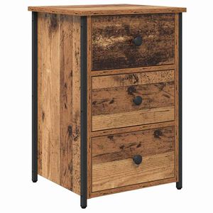 vidaXL Armadio da Notte con cassetto Marrone 40 x 36 x 60 cm