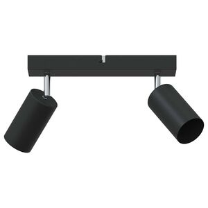 vidaXL Faretto da soffitto Nero 26 x 6 x 16 cm Metallo