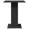 vidaXL Tavolo da Bistrot Nero 60x60x75 cm in Legno Multistrato