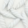 vidaXL Palla a spirale di Natale 40 pcs Bianco