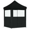 vidaXL Tenda Party Nero 200 x 200 x 306 cm Tessuto Oxford