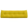 vidaXL Cuscino per Schiena Giallo 160 x 24 x 50 cm Velluto