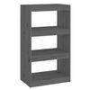 vidaXL Libreria/Divisorio Grigio 60x30x103,5 cm in Massello di Pino