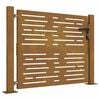 vidaXL Cancello da giardino 100x100 cm design quadrato