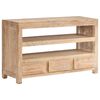 vidaXL Mobile Porta TV in Legno di Acacia 90x30x55 cm Marrone Chiaro
