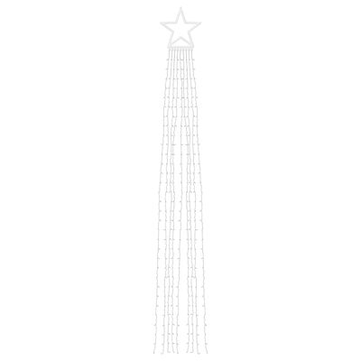 vidaXL Illuminazione per Albero di Natale 320 LED Bianco Freddo 375 cm