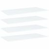 vidaXL Ripiani per Libreria 4pz Bianchi 80x20x1,5 cm Legno Multistrato