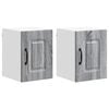 vidaXL Pannello lavastoviglie Kalmar 2 pcs Grigio Sonoma