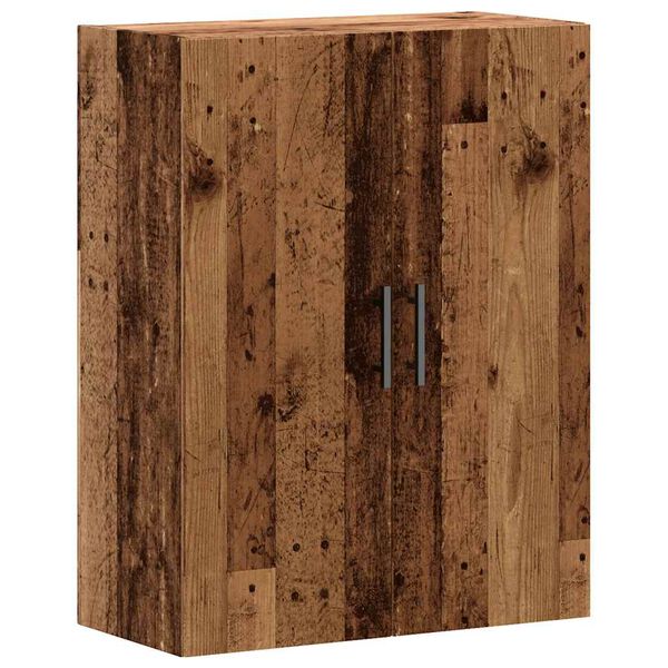 vidaXL Mobile a Parete Legno Antico 69,5x34x90 cm