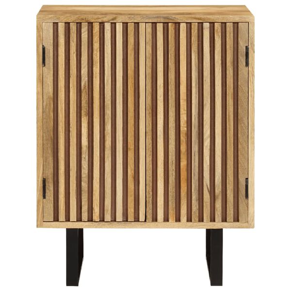 vidaXL Credenza con 2 Ante 55x35x70 cm in Legno Massello di Mango