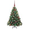 vidaXL Albero di Natale artificiale con 150 LED Verde 120 cm PE e PVC