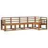 vidaXL Set di divani da esterno 5 pcs Naturale