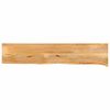 vidaXL Piano Tavolo Bordi Vivi 160x40x2,5 cm Legno Massello di Mango