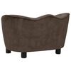 vidaXL Divano per Cani Marrone 66x43x40 cm in Peluche