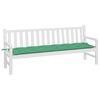 vidaXL Cuscino per Panca Verde 200x50x7 cm in Tessuto Oxford