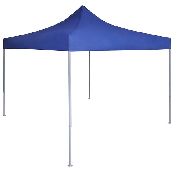 vidaXL Tenda Pieghevole Blu 3 x 3 m