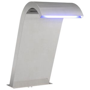 vidaXL Fontana da Piscina Argento 47 x 31 x 60 cm Acciaio Inox