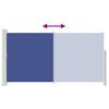 vidaXL Tenda Laterale Retrattile per Patio 170x300 cm Blu