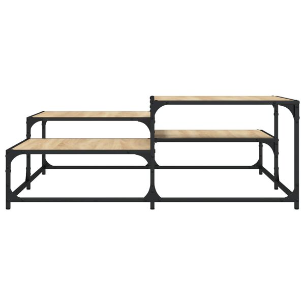 vidaXL Tavolino Salotto Rovere Sonoma 107x107x40 cm Legno Multistrato