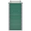vidaXL Letto Rialzato Giardino in Acciaio Zincato 160x40x77 cm Verde