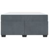 vidaXL Struttura del letto Grigio scuro 160 x 200 cm Tessuto