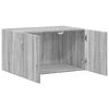 vidaXL Mobile a Parete Grigio Sonoma 70x42,5x40cm in Legno Multistrato