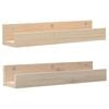 vidaXL Mensole da Parete 2 pz 50x12x9cm in Legno Massello di Pino