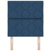 vidaXL Testiera con testiera Blu 80 cm Tessuto
