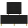 vidaXL Struttura del letto con testiera Nero 140 x 200 cm Tessuto