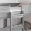 vidaXL Letto a Castello per Bambini Grigio Sonoma 80 x 160 cm