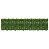 vidaXL Schermo per balcone con foglie Verde 300 x 75 cm