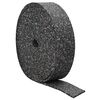 vidaXL Rotolo di Granulato in Gomma Nero 2000 x 12 x 0,6 cm Gomma