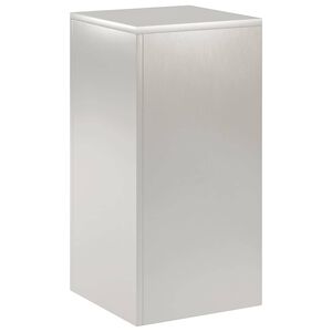 vidaXL Supporto per piante Argento 30 x 30 x 60 cm Acciaio
