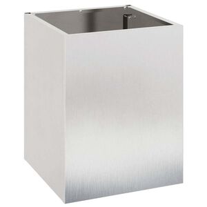 vidaXL Vaso da giardino Acciaio inossidabile 32 x 32 x 40 cm